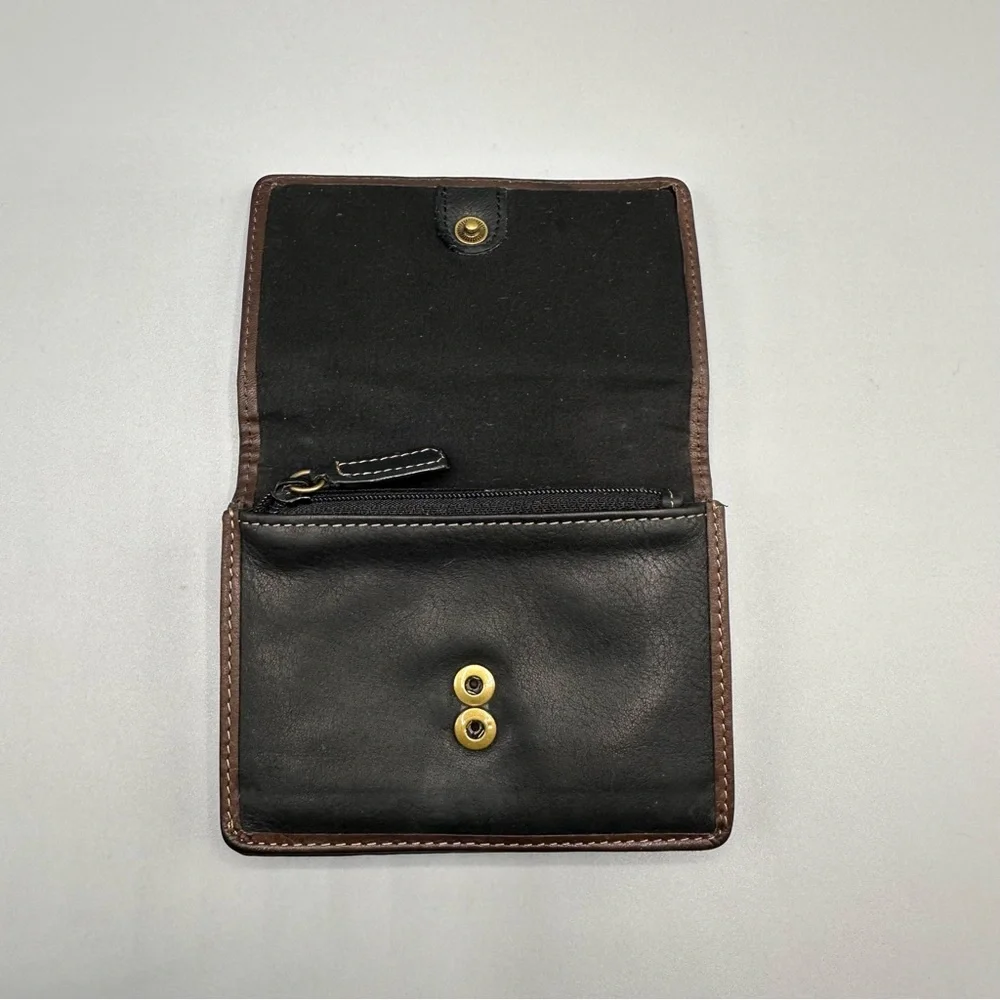 Fossil black Leather Floral Studded Women’s Wallet